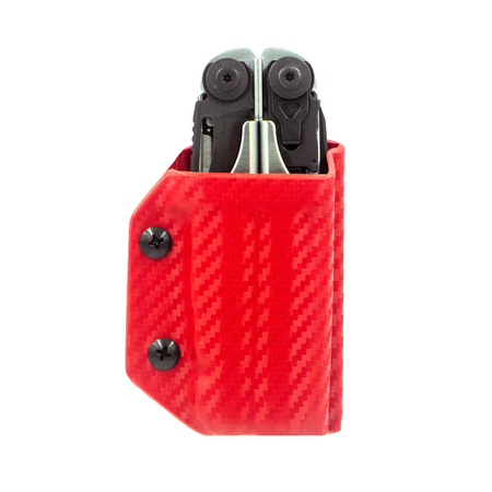 CLIP & CARRY Kydex Sheath for the Leatherman Surge, LSURGE-CF-RED LSURGE-CF-RED